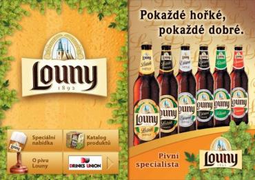 Webová prezentace pivovaru Louny